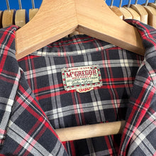 Load image into Gallery viewer, McGregor Red/Black/White Plaid Button Up
