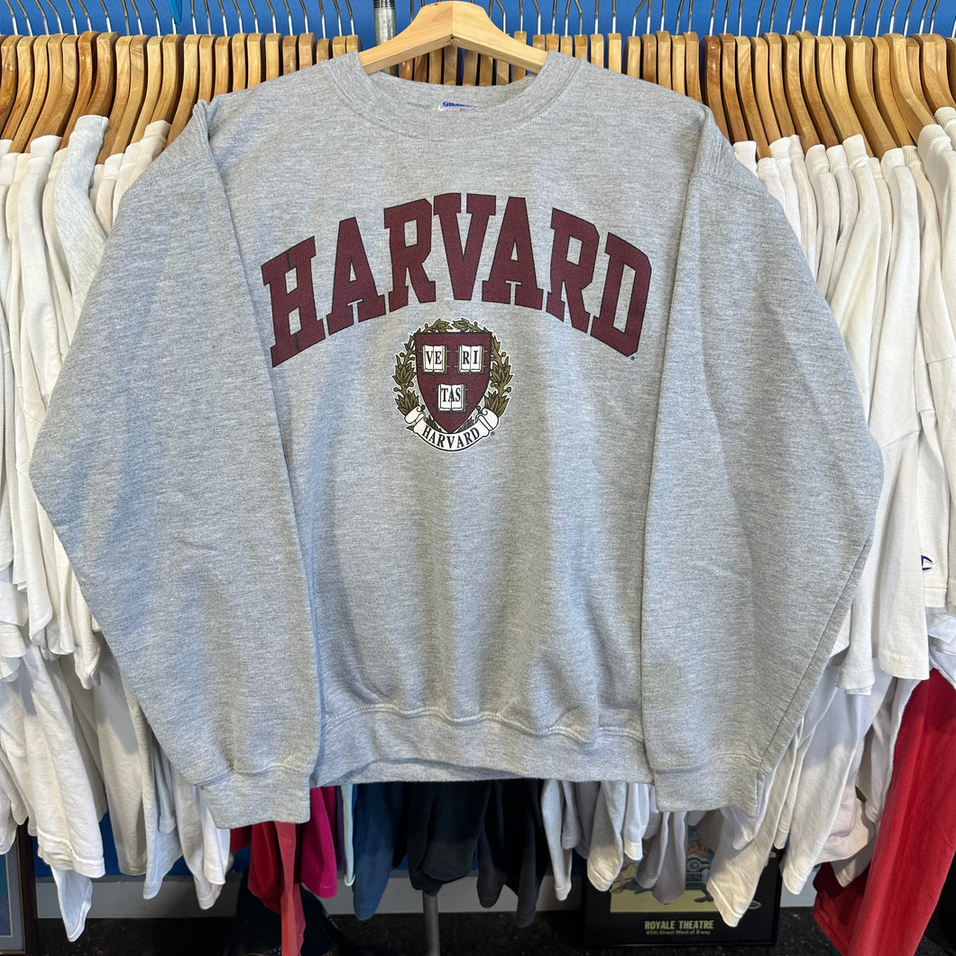 Harvard Gray Crewneck Sweatshirt