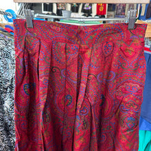 Load image into Gallery viewer, Red &amp; Earth Toned Boho Patterned Midi Skirt
