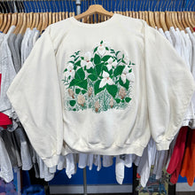 Load image into Gallery viewer, Flower &amp; Morel Mushrooms Puff Print Crewneck Sweatshirt
