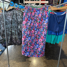 Load image into Gallery viewer, Pink &amp; Purple Floral Maxi Skirt
