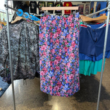 Load image into Gallery viewer, Pink &amp; Purple Floral Maxi Skirt
