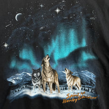 Load image into Gallery viewer, Harley Davidson Three Wolves Howling Hamilton, Ontario, Canada T-Shirt
