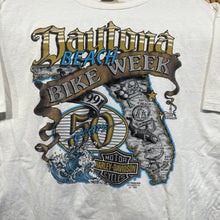 Load image into Gallery viewer, Daytona Bike Week 3D Emblem T-Shirt
