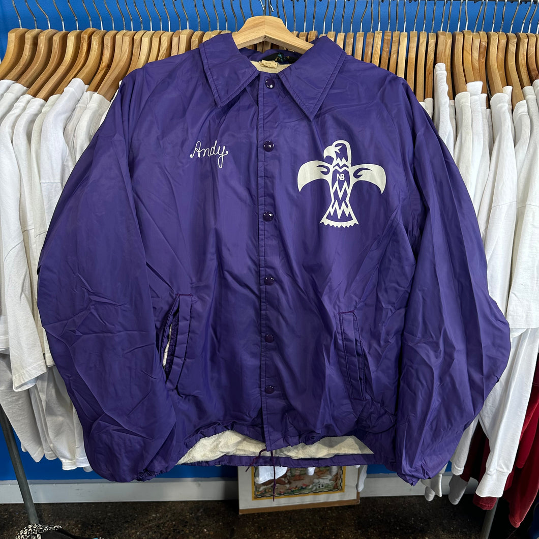 North Bradford Cross Country Purple Windbreaker Jacket