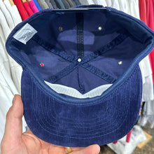 Load image into Gallery viewer, Navy Blue Corduroy Camel Hat
