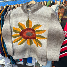 Load image into Gallery viewer, Sunflower Zip Up Cardigan Sweater
