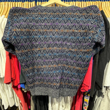 Load image into Gallery viewer, Boundary Waters Patterned Wool Cardigan Sweater
