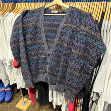 Load image into Gallery viewer, Boundary Waters Patterned Wool Cardigan Sweater
